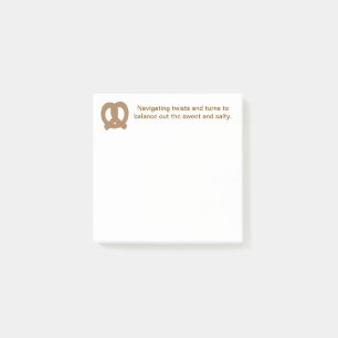Fun and Fancy Pretzel Post-it Notes
