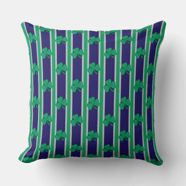 Fun and Fancy Shamrock Cushion (Front)