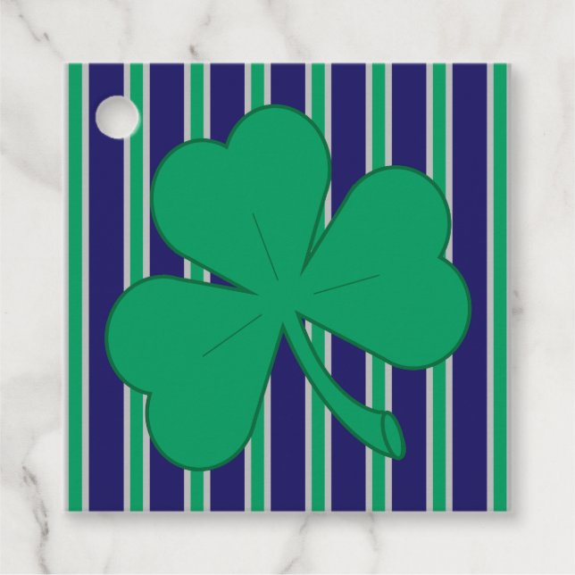 Fun and Fancy Shamrock Favour Tags (Front)
