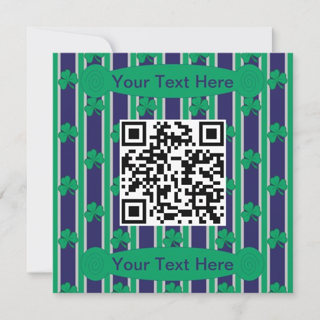 Fun and Fancy Shamrock Invitation (Front)