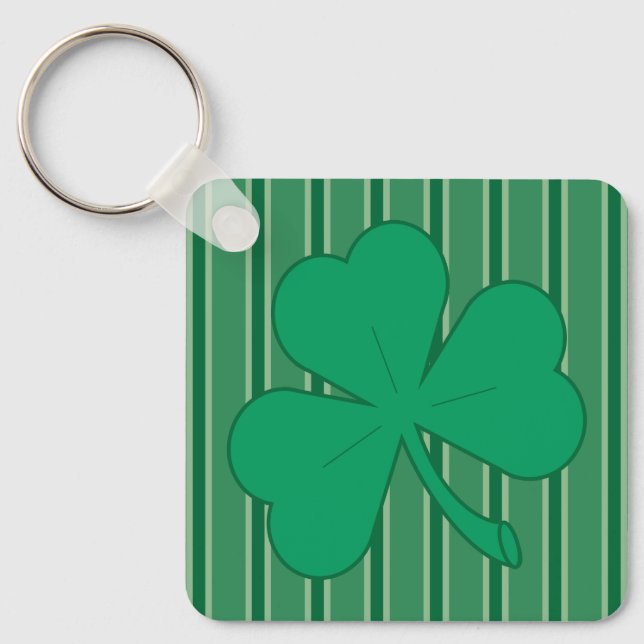 Fun and Fancy Shamrock Key Ring (Front)