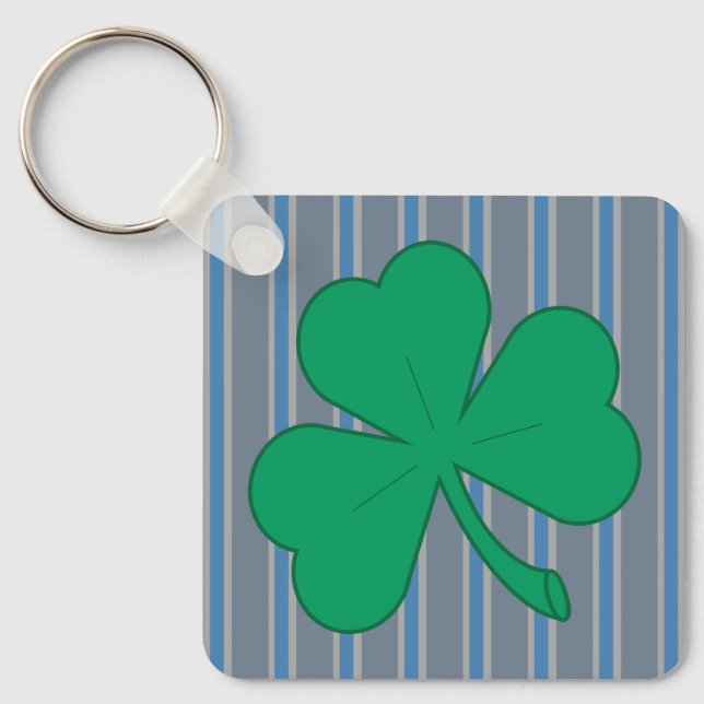 Fun and Fancy Shamrock Key Ring (Front)