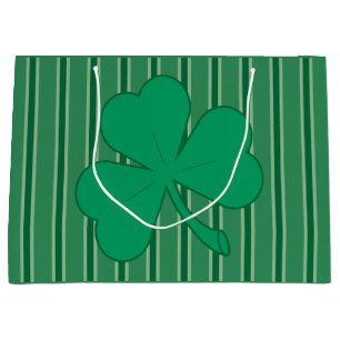 Fun and Fancy Shamrock Large Gift Bag
