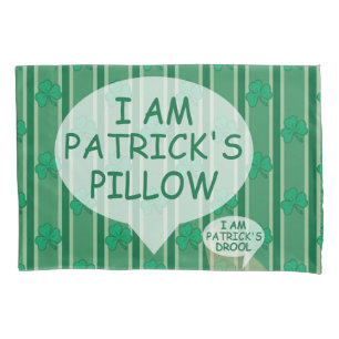 Fun and Fancy Shamrock Pillowcase