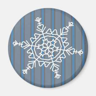 Fun and Fancy Snowflake Magnet