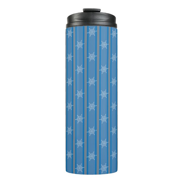 Fun and Fancy Snowflake Thermal Tumbler (Front)