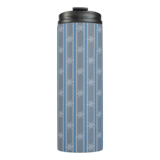 Fun and Fancy Snowflake Thermal Tumbler (Front)