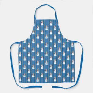 Fun and Fancy Snowman Detective Apron