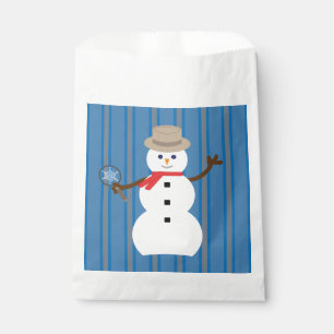Fun and Fancy Snowman Detective Favour Bag