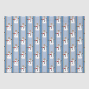 Fun and Fancy Snowman Detective Tissue Paper