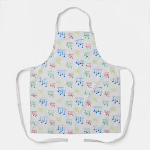 Fun and Fancy Ukulele Tuning Song Music Note Apron
