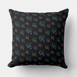 Fun and Fancy Ukulele Tuning Song Music Note Cushion