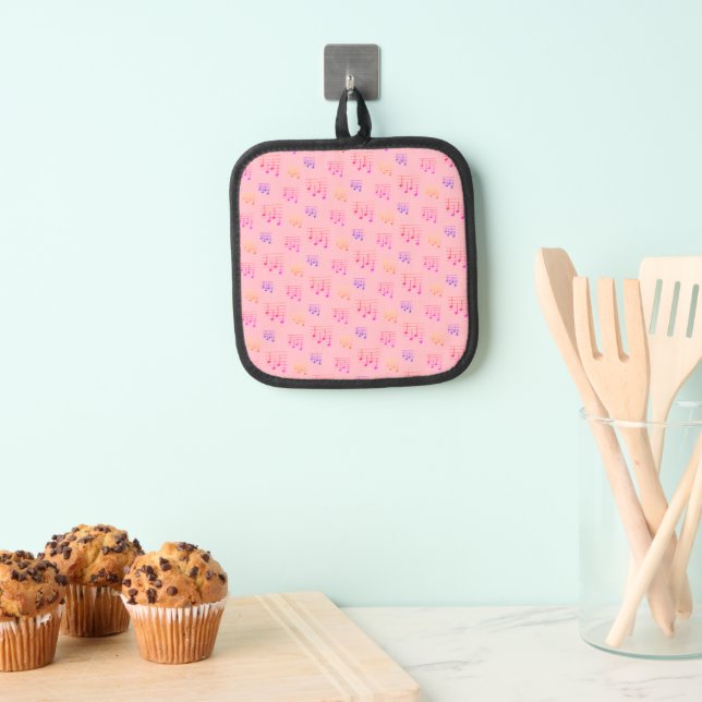 Fun and Fancy Ukulele Tuning Song Music Note Pot Holder (Insitu(Hanging))