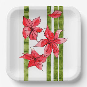 FUN AND FESTIVE SQUARE PAPER PLATE