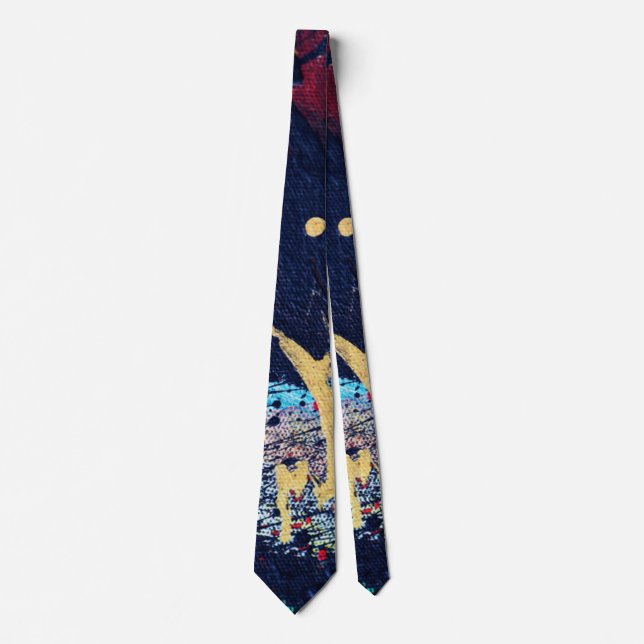 Fun and Funky Abstract Art Tie (Front)