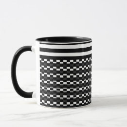 Fun and Pretty Black and White  Mug