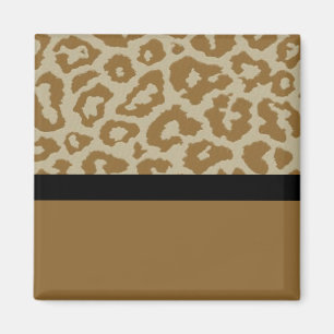 Fun and Whimsical Leopard print magnet