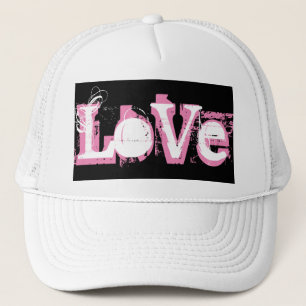 fun and wild LOVE lettering   Trucker Hat