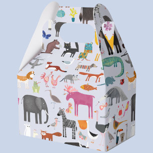 Fun Animal Menagerie Favour Box