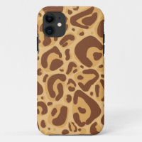 Fun animal print leopard pattern phone case