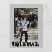 Fun Antique Hold Mail Retirement Travel Gift PC