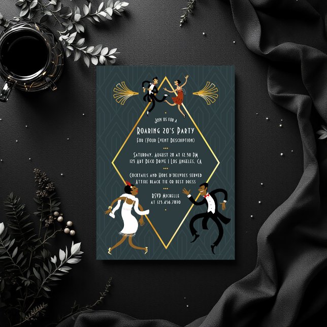 Fun Any occasion Roaring 20's Party Invitation (Roaring 20's Party Invitation)
