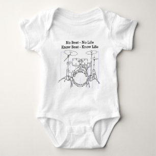 Fun Apparel for Drummers, Musicians, & Dancers Baby Bodysuit