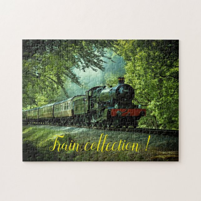 Fun Art Train Picture Family Jigsaw Puzzle (Horizontal)
