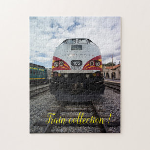Fun Art Train Picture Family Jigsaw Puzzle