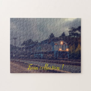 Fun Art Train Picture Family Jigsaw Puzzle
