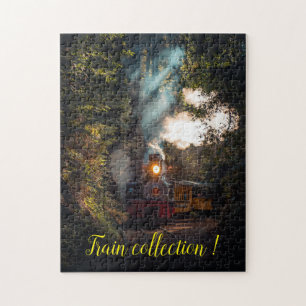 Fun Art Train Picture Family Jigsaw Puzzle