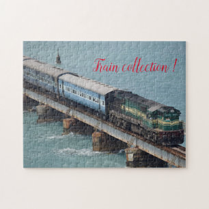 Fun Art Train Picture Family Jigsaw Puzzle
