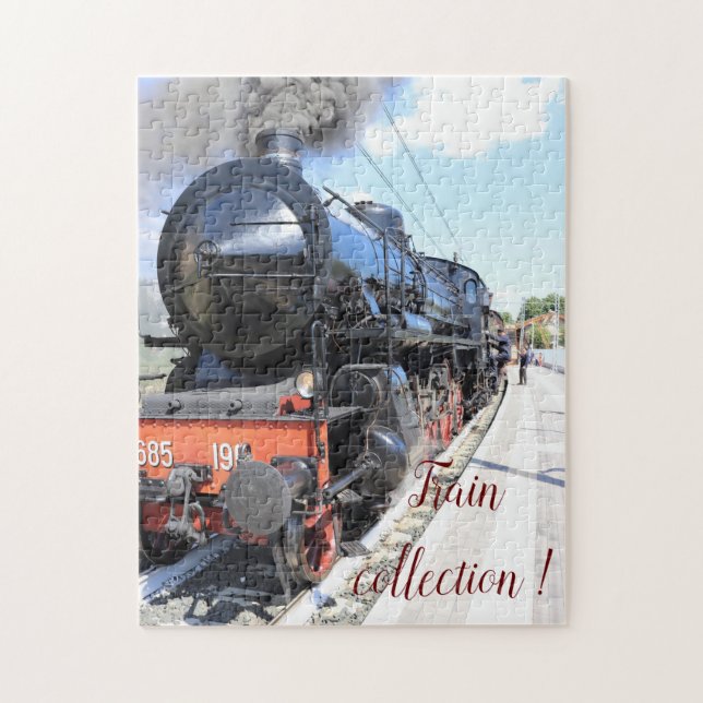 Fun Art Train Picture Family Jigsaw Puzzle (Vertical)
