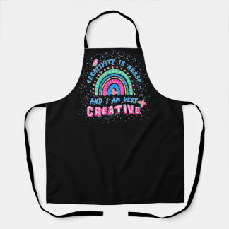 FUN ARTIST APRON, FUNNY CRAFT APRON