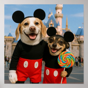 "Fun at Disney" Poster