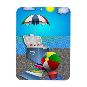 FUN AT THE BEACH MAGNET