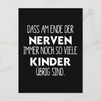 Fun at the end of the nerves postcard