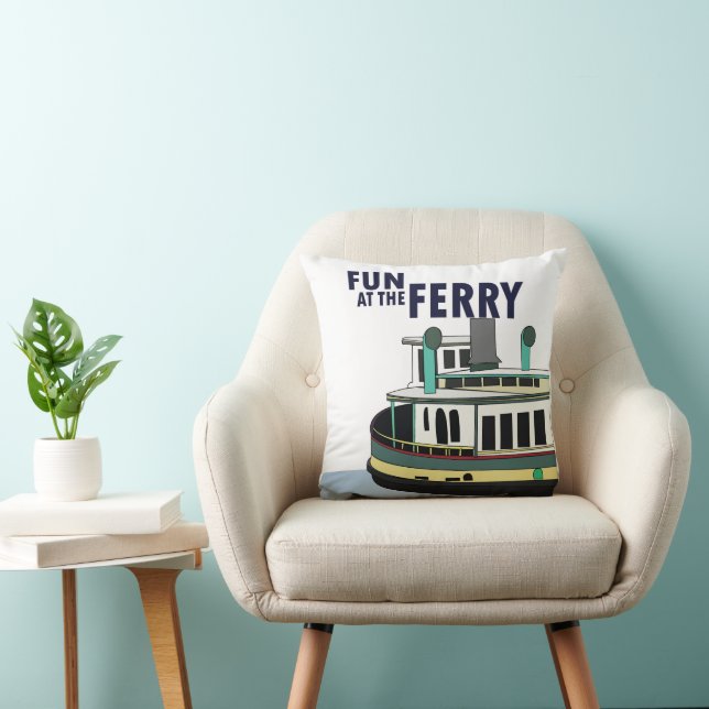 Fun At The Ferry Boat Travel Cushion (Chair)