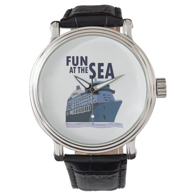 Fun At The Sea Cruise Ship Watch (Front)