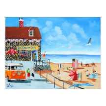 Fun at the seaside British seaside panting