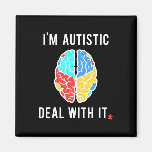 Fun Autism Awareness Gift For Autistic People With Magnet