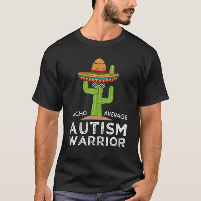 Fun Autistic Support Awareness Meme Funny Autism W T-Shirt (Front)