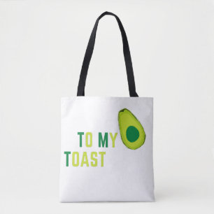 Fun Avocado And Toast Tote Bag