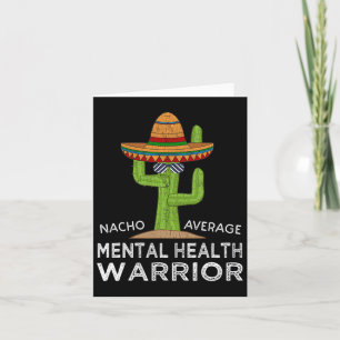 Fun Awareness Mental Health Warrior Card