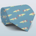 Fun Axolotl Tie<br><div class="desc">A fun axolotl salamander design.  Change the background colour in the design tool to customise.  Original art by Nic Squirrell.</div>