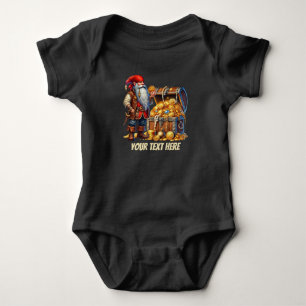 Fun baby boy pirate customisable bodysuit
