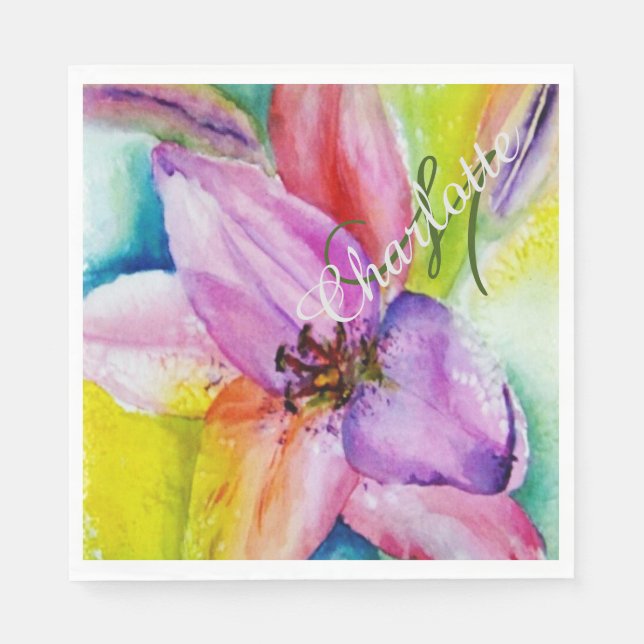 Fun Baby Shower Party Napkin (Front)