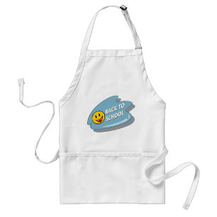 Fun Back to School Smiley Face  Standard Apron