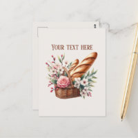 Fun bakery bread add message business name