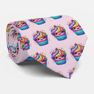 Fun Bakery tiled cupcake pattern  Tie